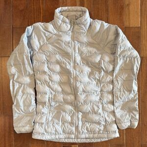 Columbia PFG Omni Heat Gray Puffer Coat Performance Fishing Gear Jacket Women XS